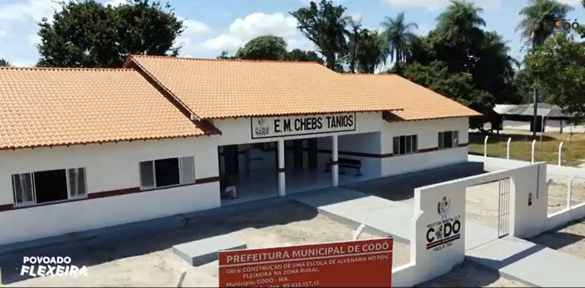 CODÓ EM DESTAQUE Prefeitura entrega nova Escola do Povoado Flexeiras